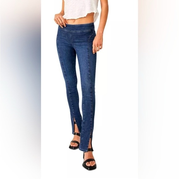 Free People Denim - Free People We The Free Double Dutch Pull-On Slit Hem Jean in Blue Muse sz XS